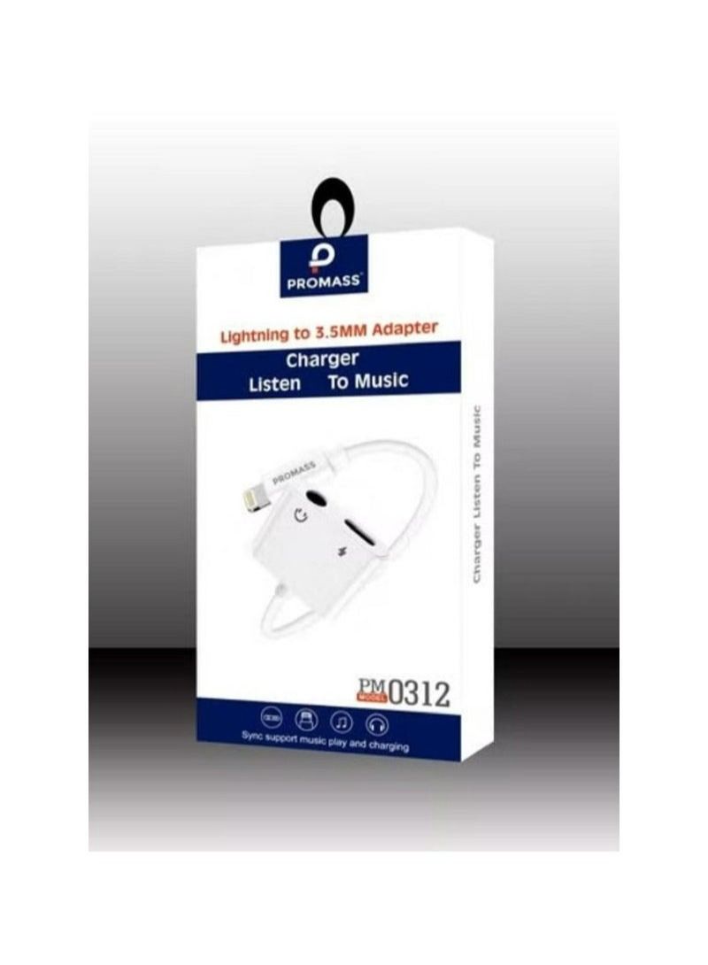 بروماس محول صوت iPhone مع شاحن
