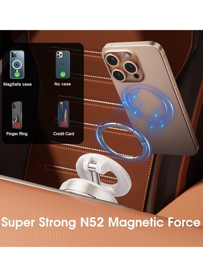 General Strong Magnetic Car Phone Holder for MagSafe Ultra Vacuum Suction Cup Phone Mount 360° Cell Phone Holders for Your Car Accessories for iPhone 16 to 12 Android  - Image 5