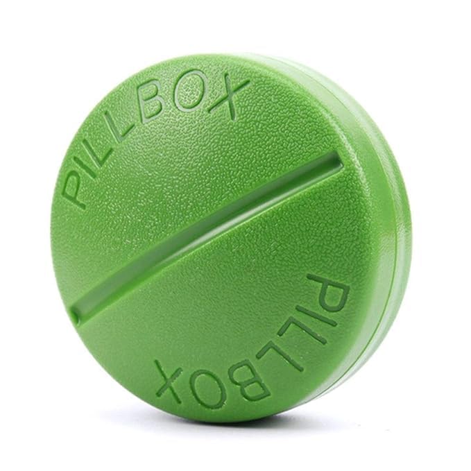 Prostuff.in Travel Organizer Mini Round Pill Box With Compartment Medicine Storage Dispenser Random Color 1 Pcs. - Image 4