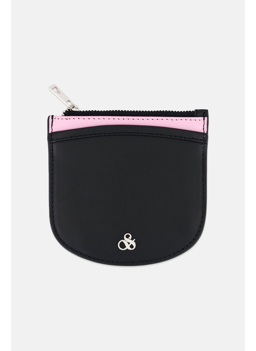 Scotch & Soda Women Brand Logo Mini Wallet, Black  - Image 1