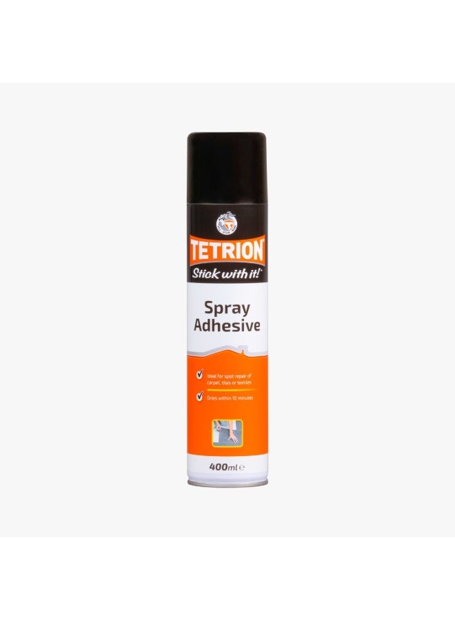 Tetrion Spray Adhesive 400ml - Ideal for Spot Repair of Carpet, Tiles or Textiles - Image 1