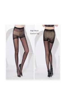 Chilli 3 Pairs Women's Sheer Tights 15D Control Top Pantyhose Super Comfort Stretch Tights  - Image 2