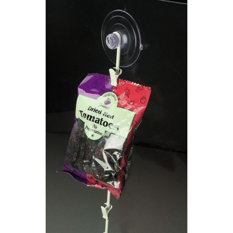 Hubert Beige Metal Suction Cup Merchandising Strip - 20"L - Image 3