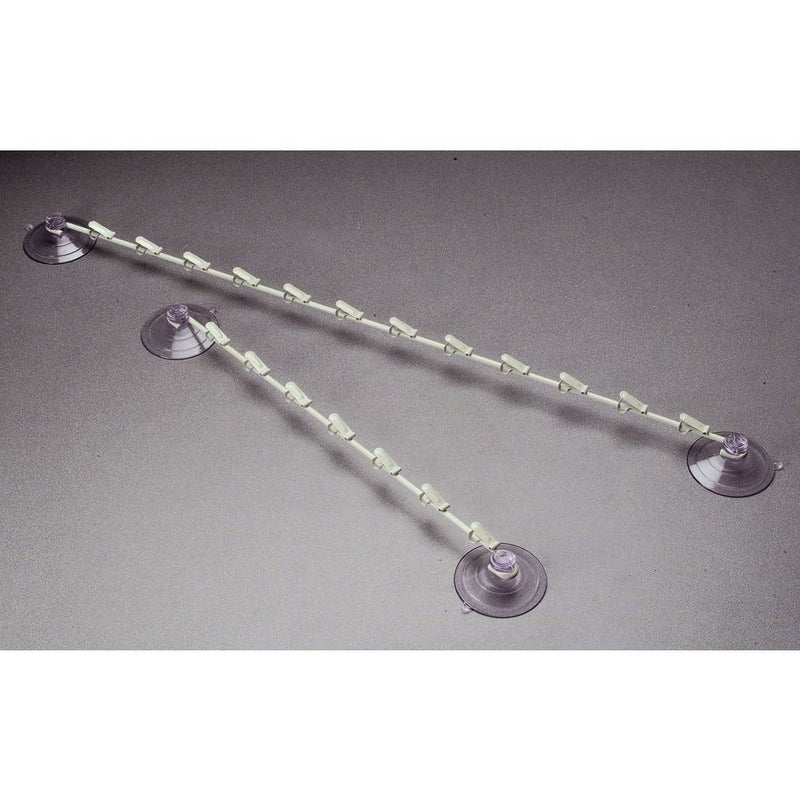 Hubert Beige Metal Suction Cup Merchandising Strip - 20"L - Image 4
