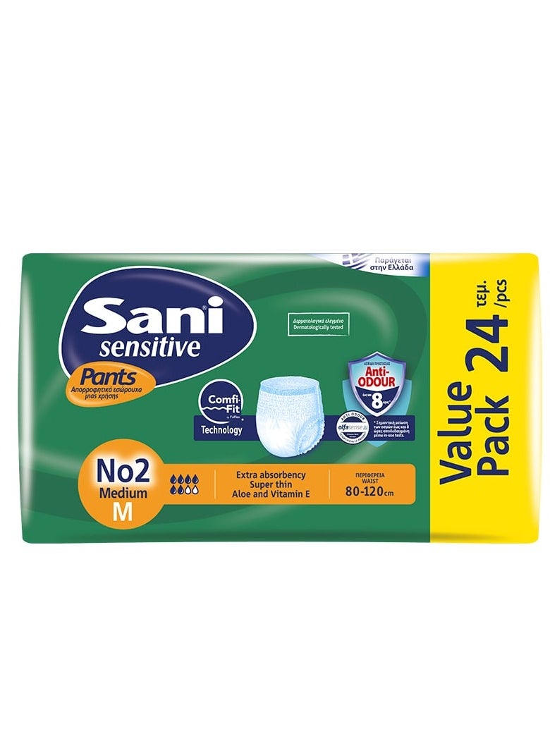 Sani Sensitive Economical Sani Diaper / medium 24 pieces 