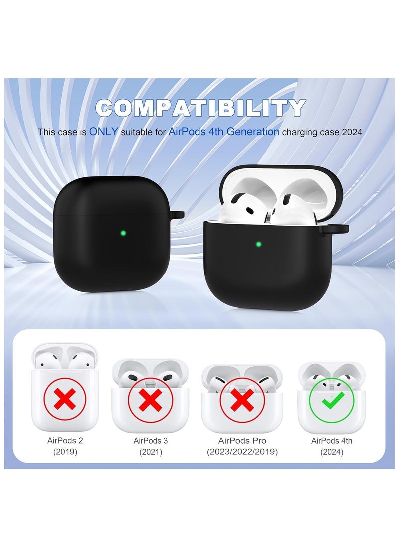 FARROBIZZ Specifically Designed for AirPods 4(2024) Charging Case.Made of impact-resistant silicone rubber. (Not Suitable for other model.)  - Image 2