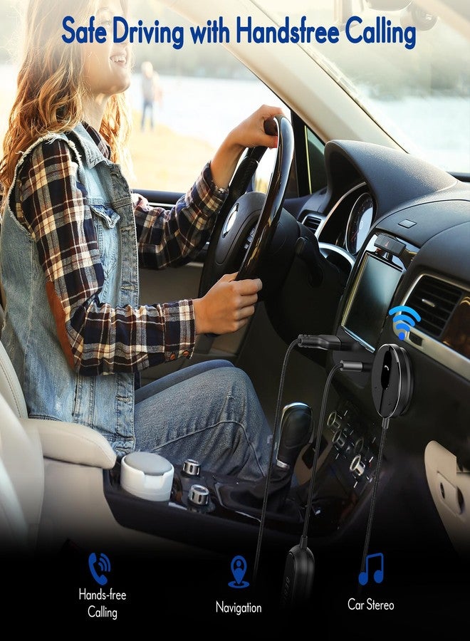 BESIGN BK01 with Bluetooth Car Reciever with Ground Loop Noise Filter 3.5mm Aux Jack for car - Image 5