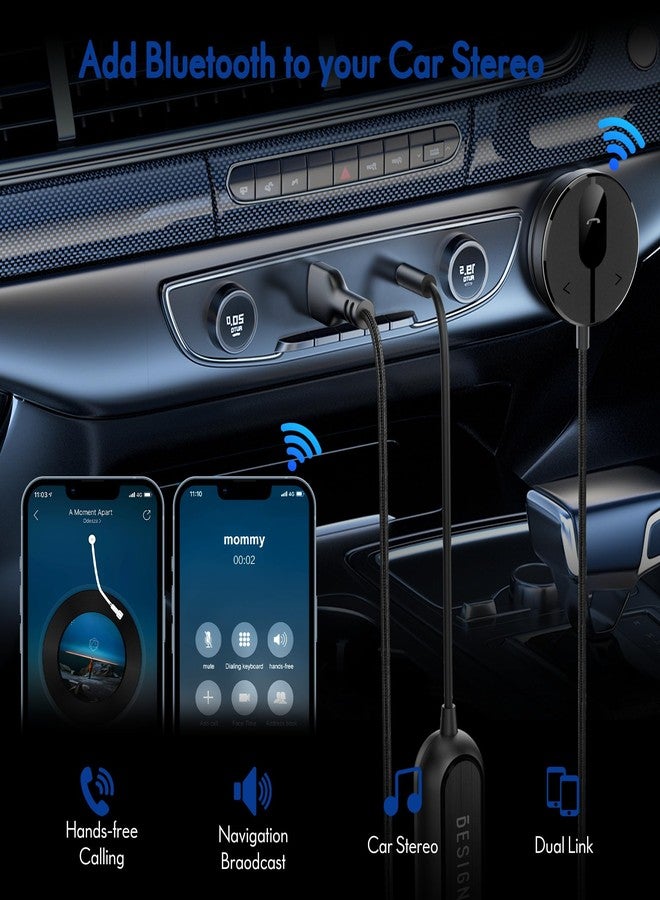 BESIGN BK01 with Bluetooth Car Reciever with Ground Loop Noise Filter 3.5mm Aux Jack for car - Image 3