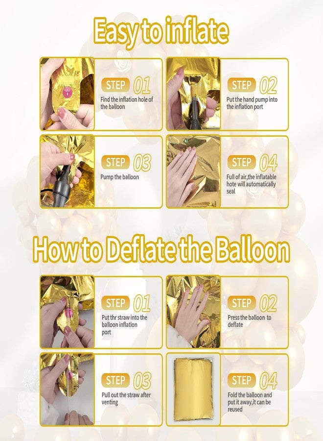 Inscool 40 Inch Gold Large 8 Number Birthday Balloons,Giant Jumbo Balloons for Party, Golden Birthday Party Decorations Number Balloon for Wedding Anniversary Celebration - Image 5