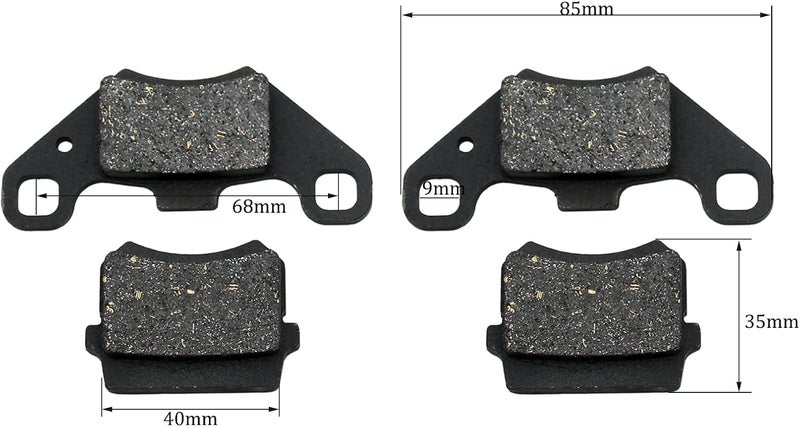 YD-PS001 Rear Disc Brake Pads for ATVs and Dirt Bikes - Image 2