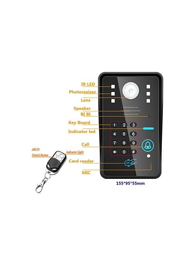 Colour TFT LCD Video Door phone With auto Record System - Image 4