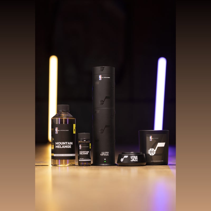 AROMA360 x NBA - Utah Jazz Luxury Portable Essential Oil Car Diffuser - Aromatherapy Oils Scent Car Diffuser - Auto On/Off Wireless Feature - Oil Not Included - Image 2