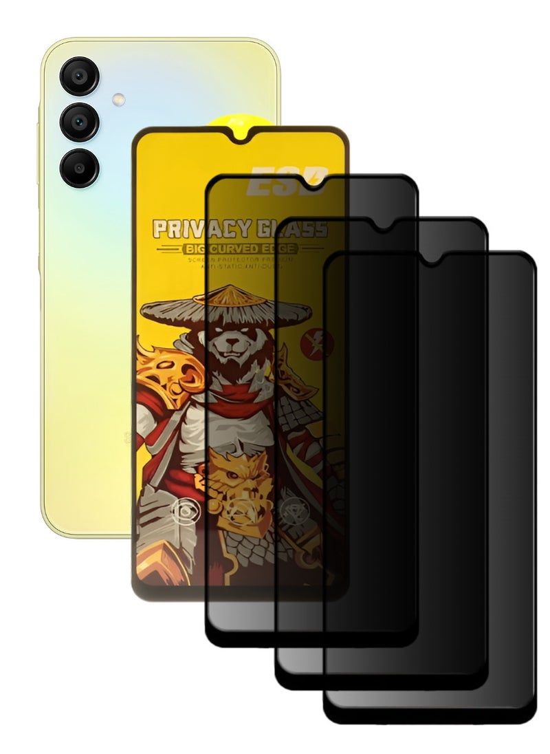 ESD 3 Pieces Tempered Dustproof Glass Screen Protector Compatible For Samsung Galaxy A15 5G - Image 1