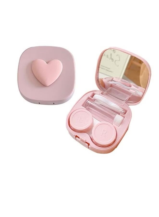 Contact Lens Case With Mirror Container L And R Caps - Image 1