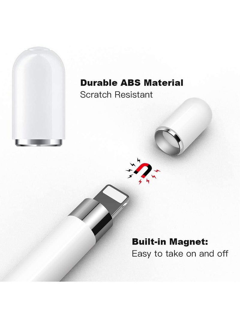 Generic - Tip Cap Replacement and Charging Adapter 3-Piece for Apple Pencil Generation 1 Gen 2 - Image 1