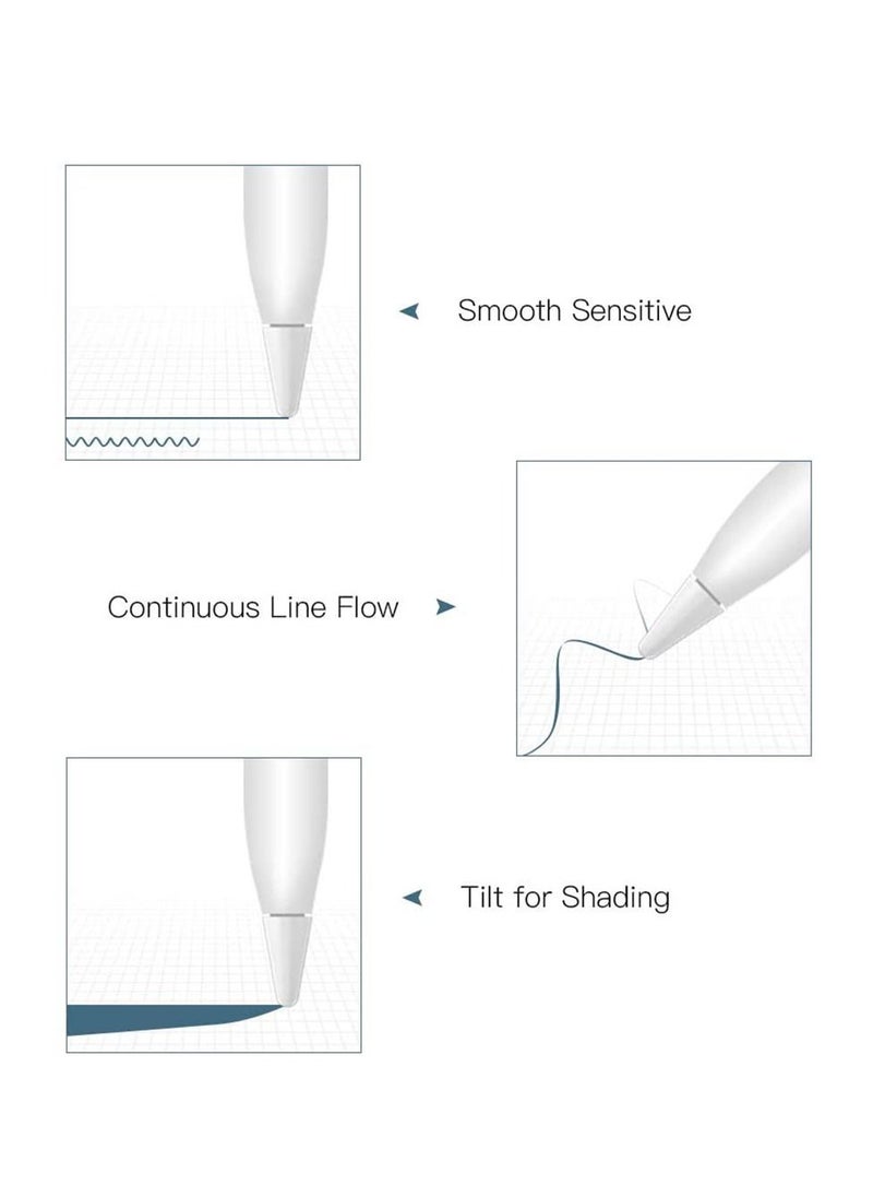 Generic - Tip Cap Replacement and Charging Adapter 3-Piece for Apple Pencil Generation 1 Gen 2 - Image 1