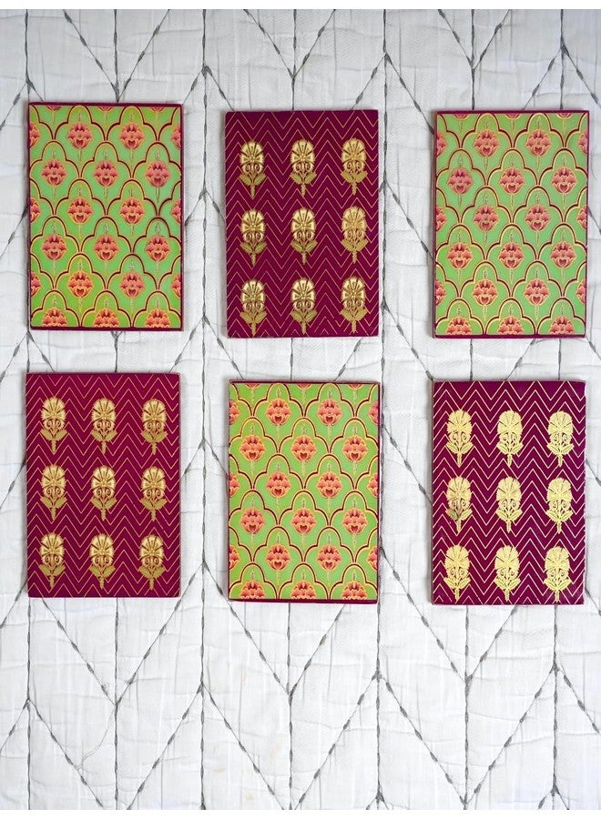 Homewards Tulip Flower Coasters Set of 6 with case 10x10cm with Gold Foiling - Image 3