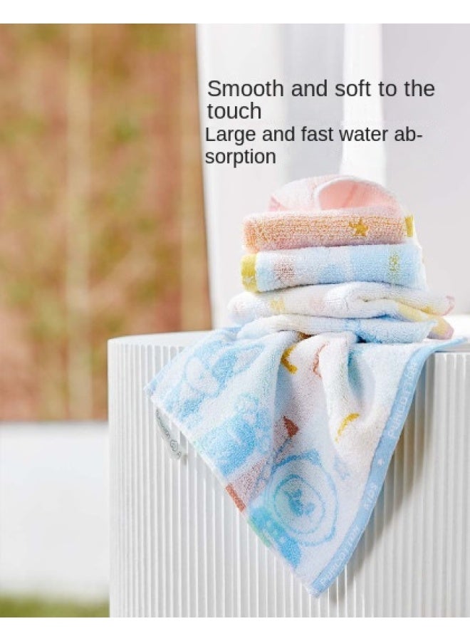purcotton Children's Towel For Face And Bath, 100% Double-sided Loop, Extra Thick, Soft, And Quick-absorbing - Image 1