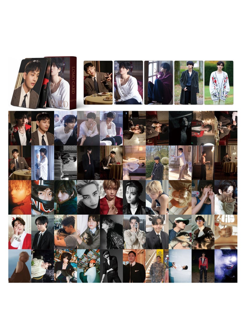 NIBEMINENT 55 Pcs Kpop BTS - V WINTER AHEAD Lomo Cards Card For Fans Collection Gifts - Image 1