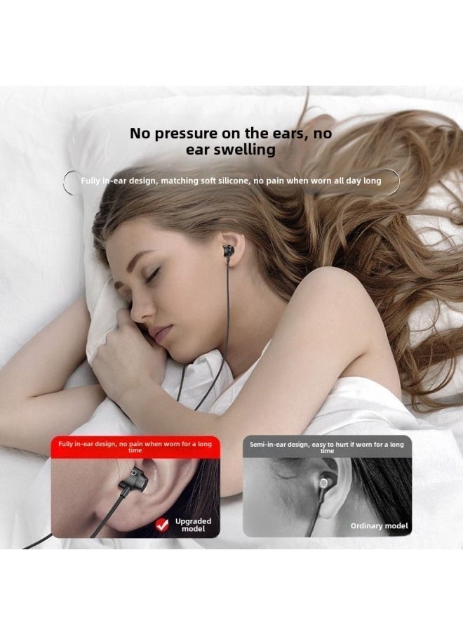 Generic - In-ear Magnetic Earphone Wired Type-C Interface Game Competition Is Suitable For Xiaomi OPPO Huawei Apple 15-Color:Green Type-c Flat Mouth-bag - Image 1