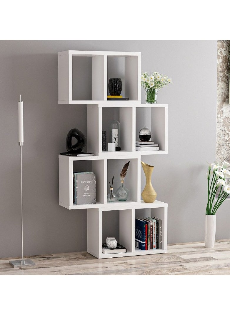 Home Gallery "home gallery Wall Mounted Bookcase White - White "  - Image 1