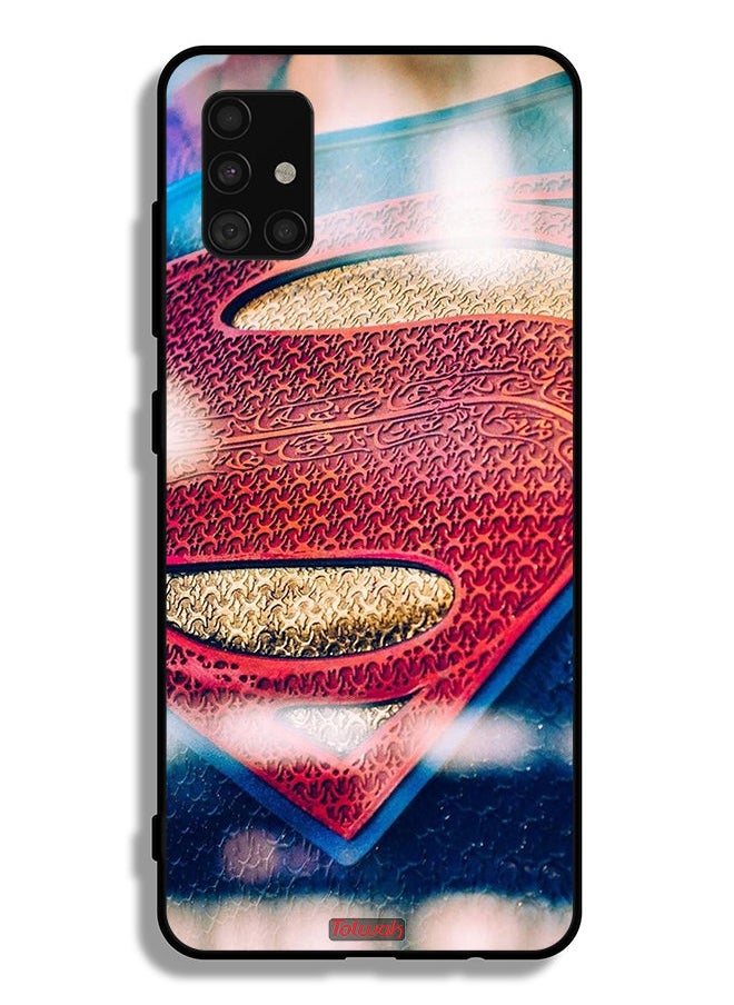 Tolwak - Samsung Galaxy A51 4G Protective Case Cover Superman Logo - Image 1