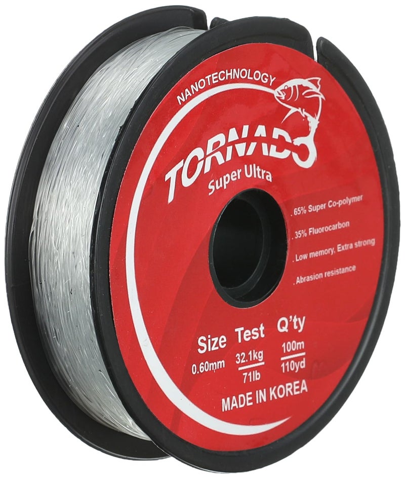 TORNADO Super Ultra Fishing Line 0.60mm/100m Multi-Color