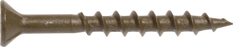 Hillman 48272 8 X 1-3/4-Inch Flat Head Square Drive Deck Screw, Brown, 500-Pack,Ceramic - Image 2