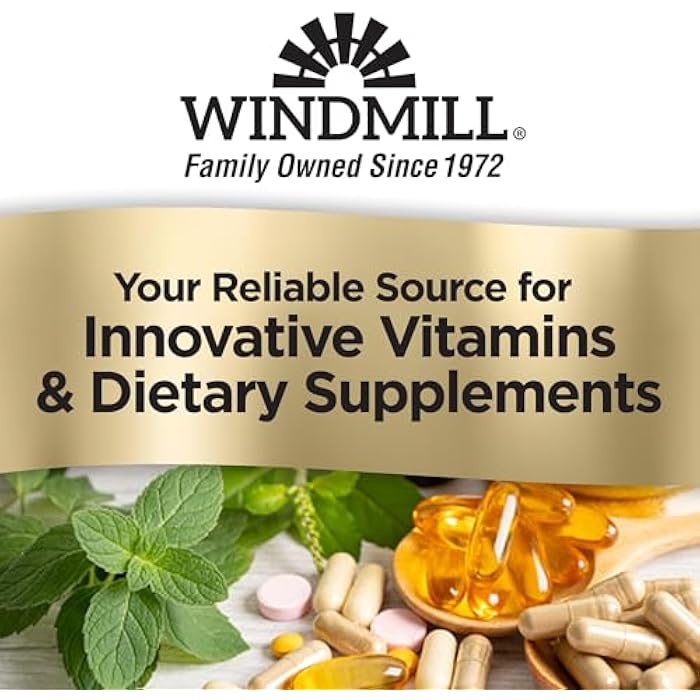 Windmill Natural Vitamins Magnesium Oxide 400 mg, Immune Support, Supports Muscle Recovery, Supports Healthy Heart, 60 Count, 30 Servings - Image 5