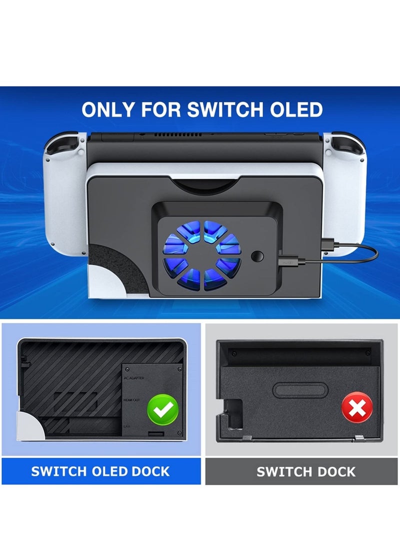 Game Console Stand Heat Dissipation Fans for Nintendo  Accessories Cooler Base USB Cooling Fan External - Image 3
