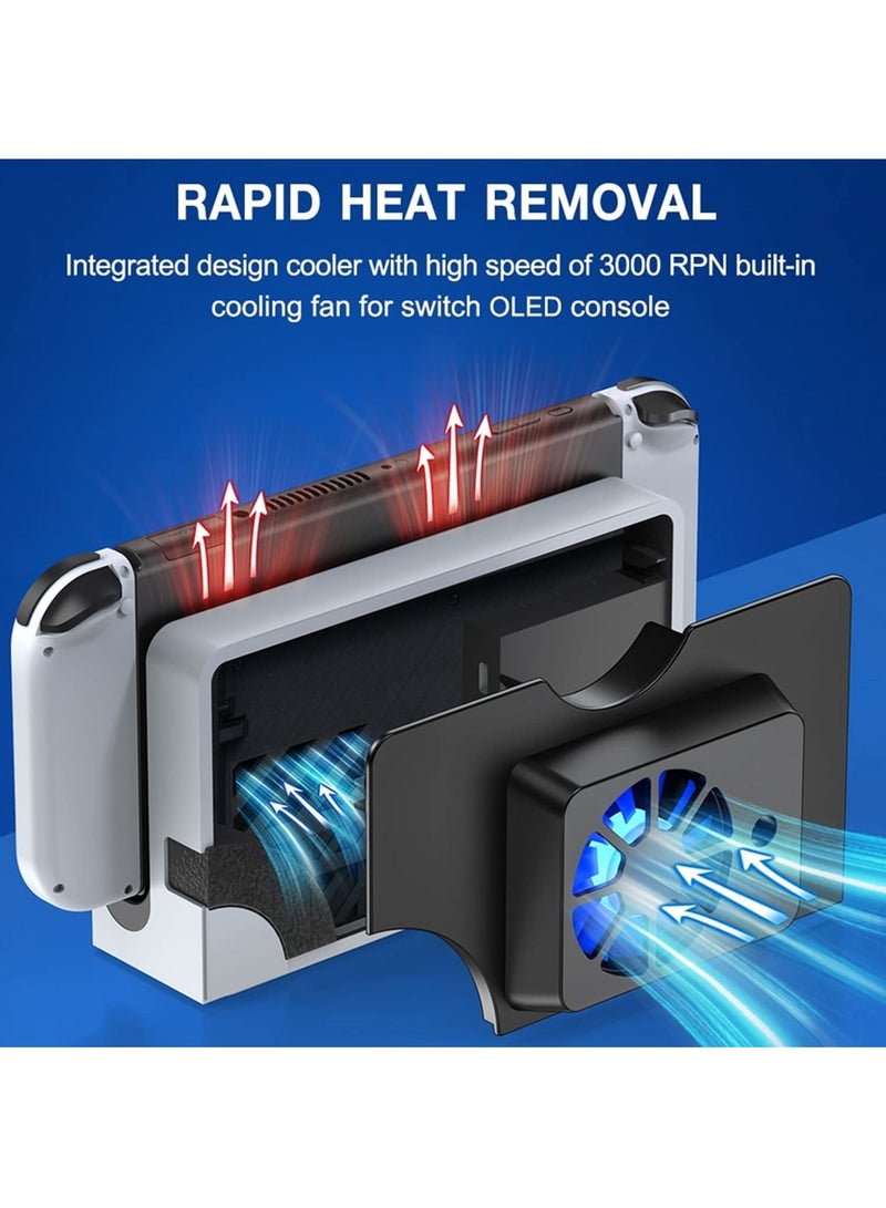 Game Console Stand Heat Dissipation Fans for Nintendo  Accessories Cooler Base USB Cooling Fan External - Image 5