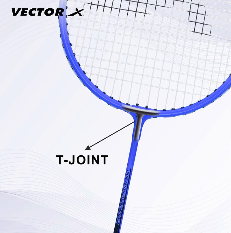 Vector X VXB-150 Badminton Racquet (1 PC Racquet, Blue) - Image 5