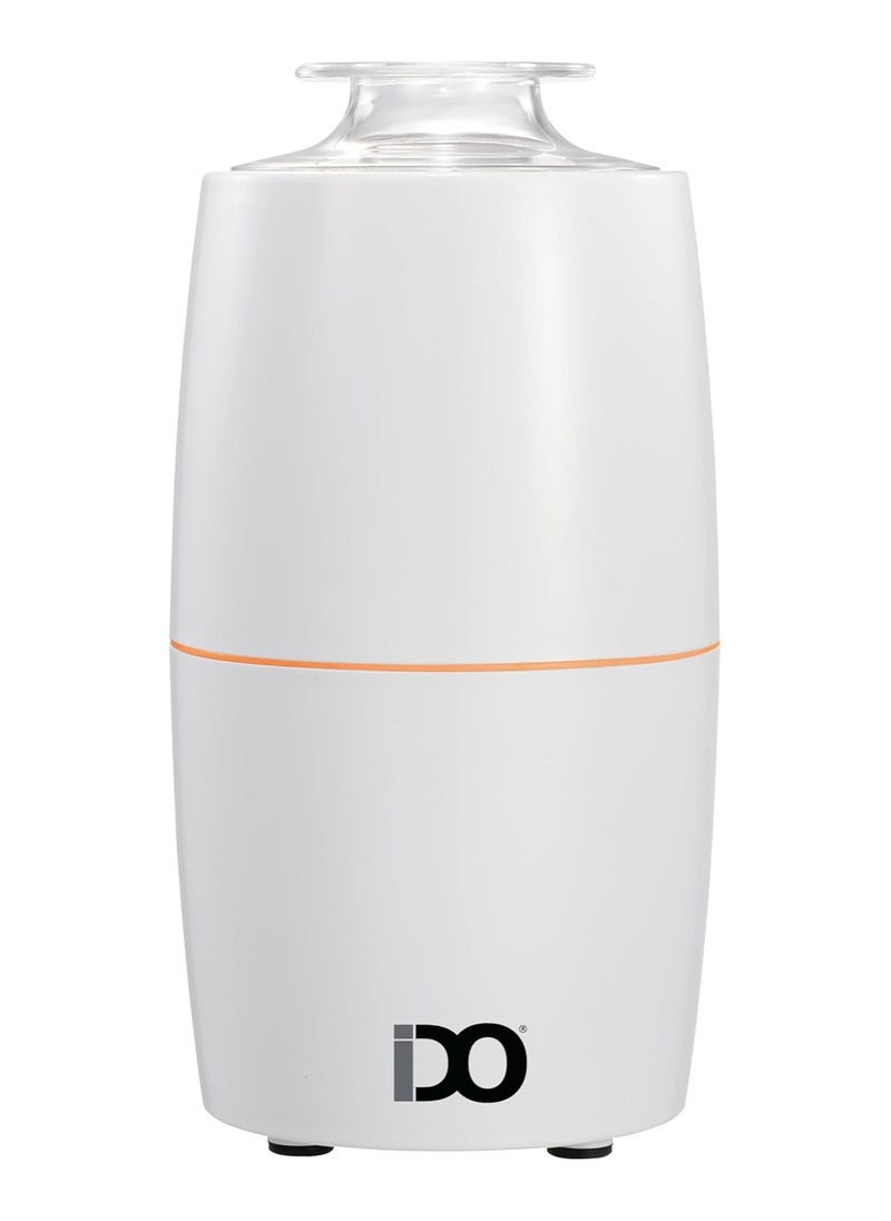 IDO IDo Coffee or Spice Grinder, GR150-WH, Single Speed, 150 Watt, Stainless Steel Cup and Blade. White  - Image 1