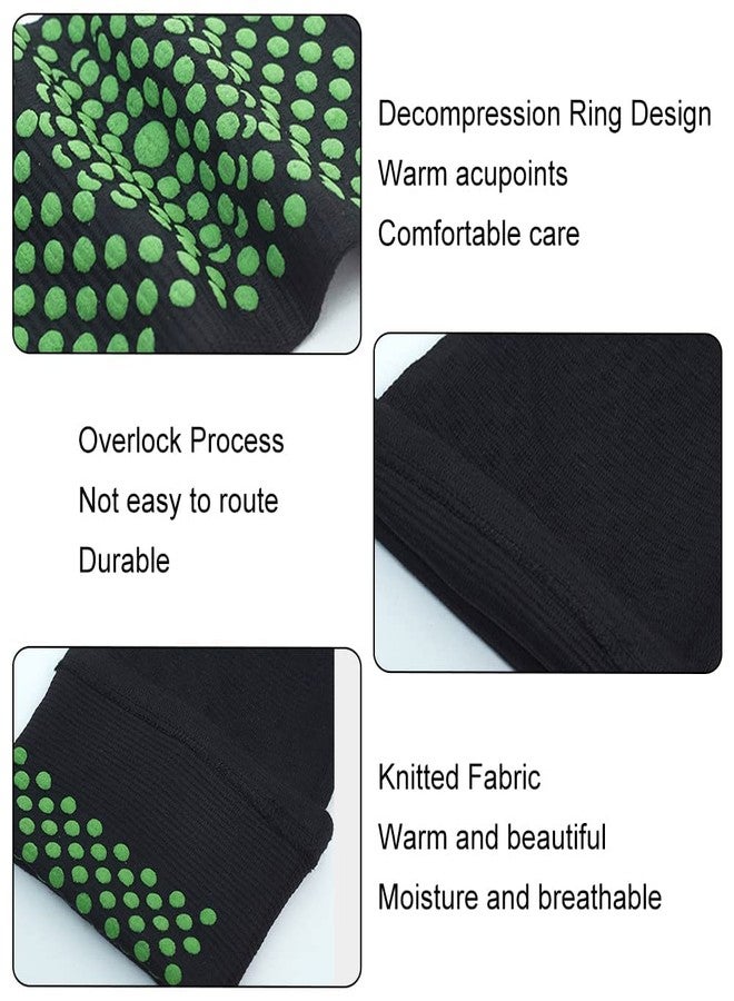 سكوج كمّ داعم للركبة مصنوع من نسيج محبوك مقاوم للبرد، مرن، يساعد على تخفيف آلام المفاصل | مثالي لليوغا | الجري | التمارين الرياضية | ركوب الدراجات | المشي | النوم | يدعم التعافي والأنشطة الرياضية - Image 5