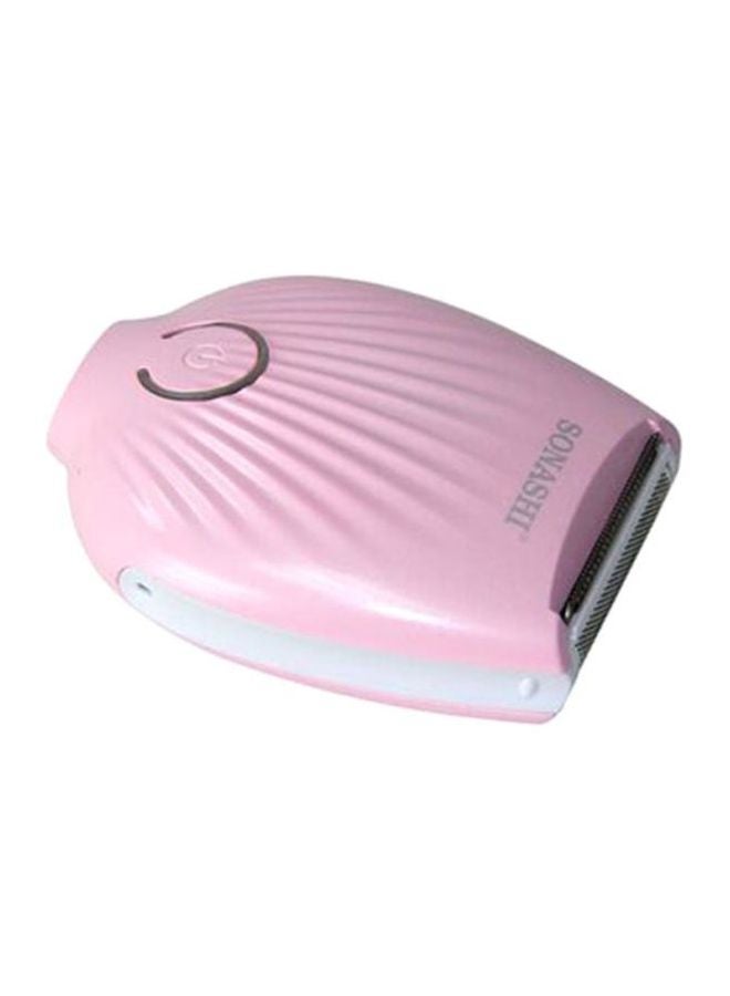 SONASHI Rechargeable Mini Lady Shaver With Sharp Stainless Steel Blade Continuous Working Time of 90 Minutes Portable And Washable Design USB Cord Pouch Cleaning Brush  SLD-815 Pink - Image 3