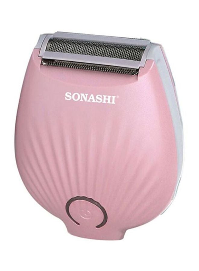 SONASHI Rechargeable Mini Lady Shaver With Sharp Stainless Steel Blade Continuous Working Time of 90 Minutes Portable And Washable Design USB Cord Pouch Cleaning Brush  SLD-815 Pink - Image 1