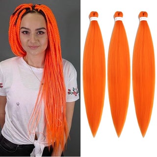 Pre Stretched Braiding Hair Extensions 30 Inch 3 Packs Long Professional Crochet Twist Braids Hair Synthetic Box Braiding Hair Hot Water Setting Soft Yaki Texture30 InchBright Orange - pzsku/Z84A35E31050A16B49910Z/45/_/1742912938/79faed5b-a11a-4e33-962b-e4b4ba58502c