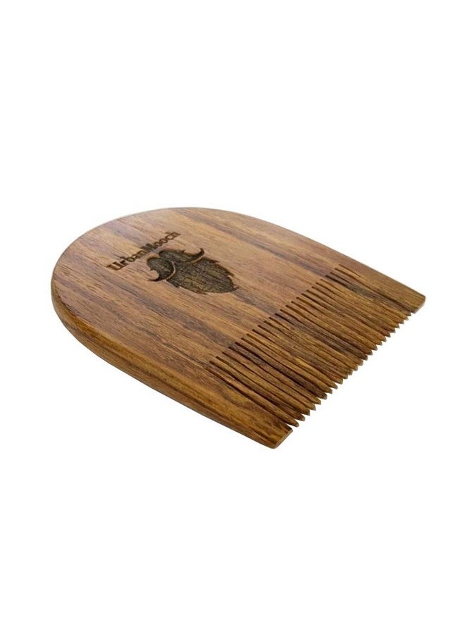 UrbanMooch Handcrafted Sheesham Wood U Shape Beard Comb | Style Your Beard Hassle-Free | Pocket-Size Elegant Comb For Hair & Beard Styling | Light Weight For Healthy & Stylish Beard - Image 5