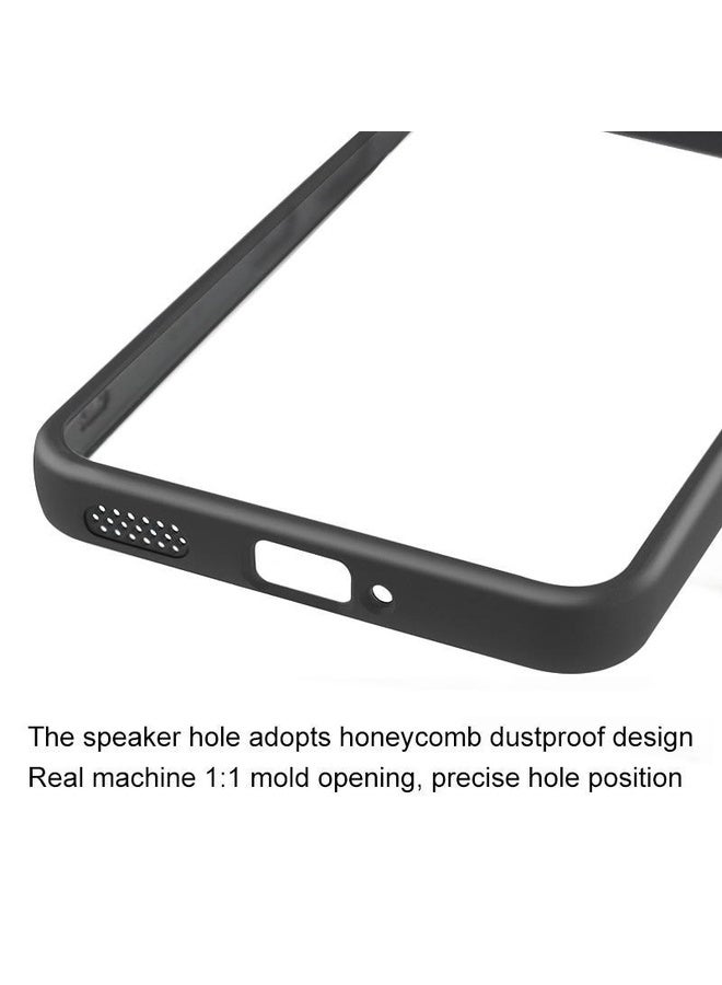 HuHa For Nothing Phone 3a Frosted TPU Hybrid Transparent PC Phone Case(Black)  - Image 5