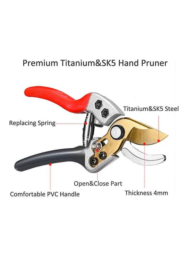 NIBEMINENT Hand Pruners, Gardening Tools (Max Cutting Size:1.8 cm) Multicolour 27x9x3cm  - Image 2