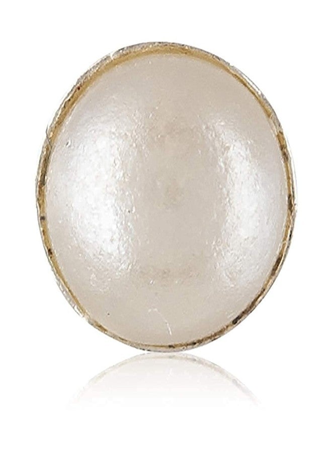 ELOISH 92.5 Sterling Silver Pearl Nose Pin for Women and Girls.(SILVER ORNAMENTS 0.100 GRAMS) (2 MM PEARL SIZE) - Image 5