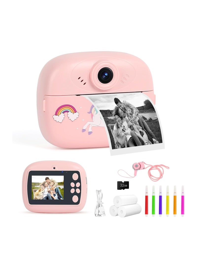 AROAQ Kids Camera Instant Print, Camera for Kids with Printing Photo Paper Toys for Kids Aged 3-14 Toddler Digital Camera - Image 1