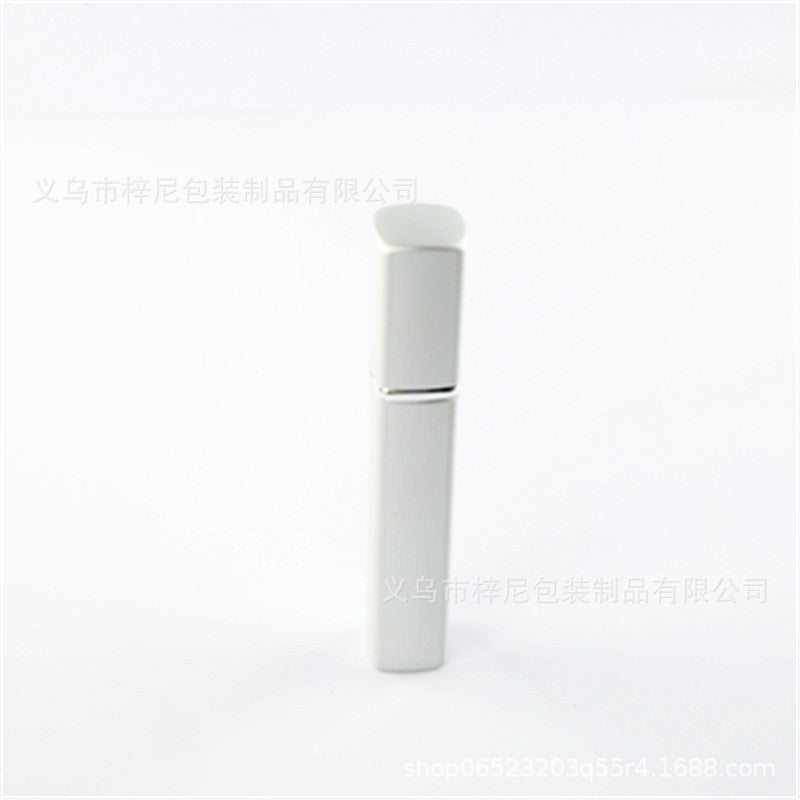 12Ml Stripesd Aluminum Square Tube Perfume Bottle Press Dispensing Bottle Convenient Travel Spray Glass Bottle Empty Bottle - Image 1