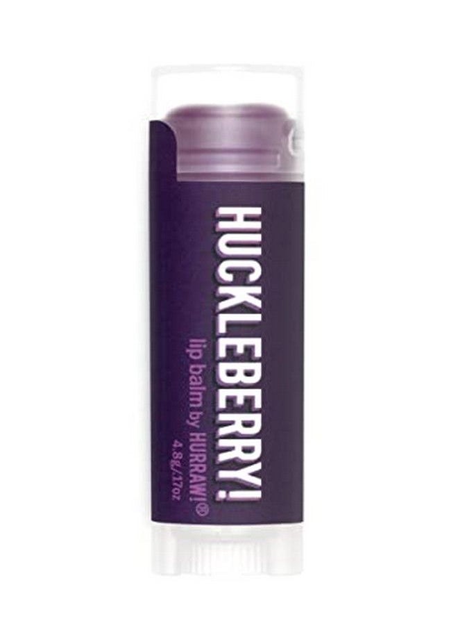 Hurraw! Huckleberry Lip Balm: Organic Certified Vegan Cruelty And Gluten Free. Nongmo 100% Natural Ingredients. Bee Shea Soy And Palm Free. Made In Usa  - Image 1