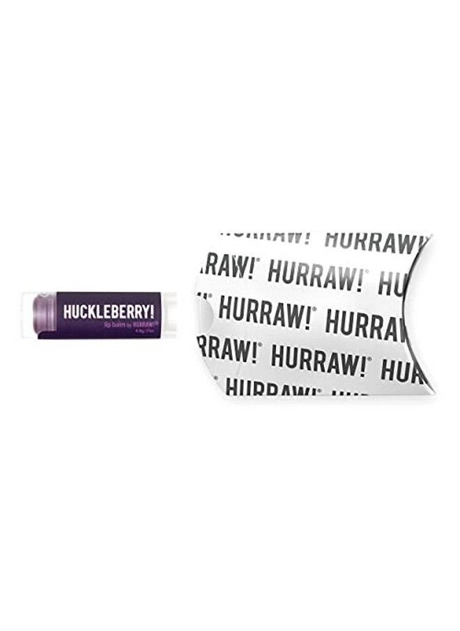 Hurraw! Huckleberry Lip Balm: Organic Certified Vegan Cruelty And Gluten Free. Nongmo 100% Natural Ingredients. Bee Shea Soy And Palm Free. Made In Usa  - Image 3