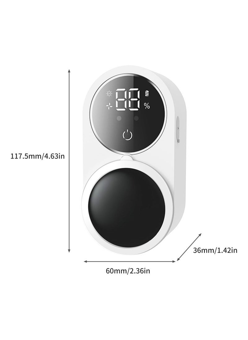 ELTRAZONE - Rechargeable UV Toothbrush Sanitizer - Wall Mounted Holder, Cordless Portable Toothbrush Sanitizer with Intelligent Sensor and Screen Display for Home, Office, and Business Trip - Image 1