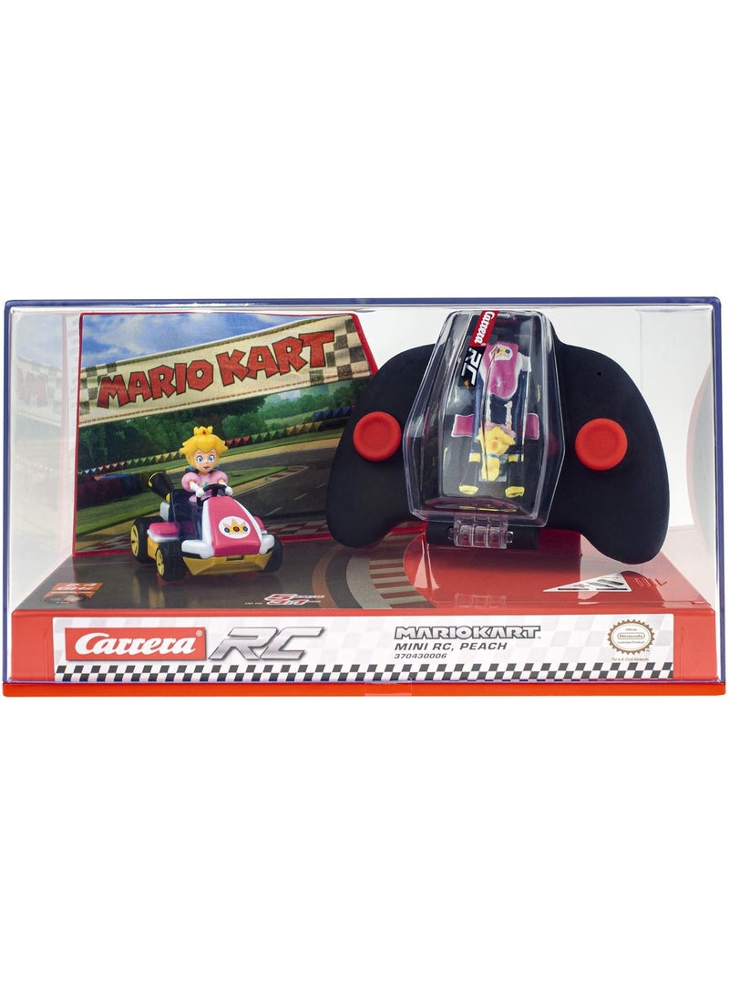 Carrera Mario Kart RC Mini Controllable Car, Peach | 11 Pieces | Remote Control Toy for Kids | Turbo speed, precise steering, fun racing action | Ideal for ages 6+ - Image 3