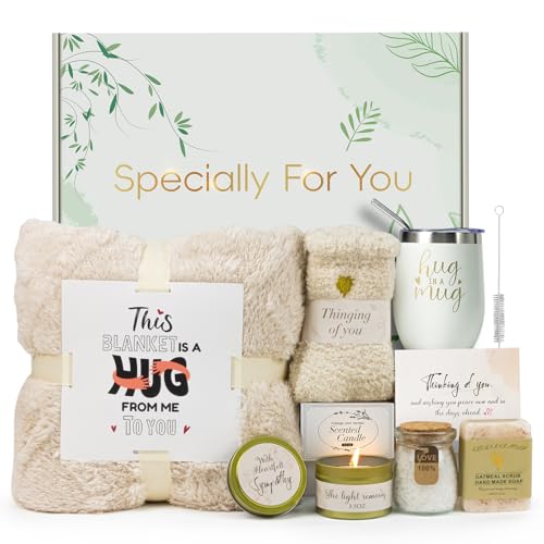 Fyroax Sympathy Gift Baskets for Loss of Loved One Bereavement Care Package for Women Condolence Gift for Mom Dad Husband Grief Support Miscarriage Gifts for Mother Sorry for Your Loss - Image 1