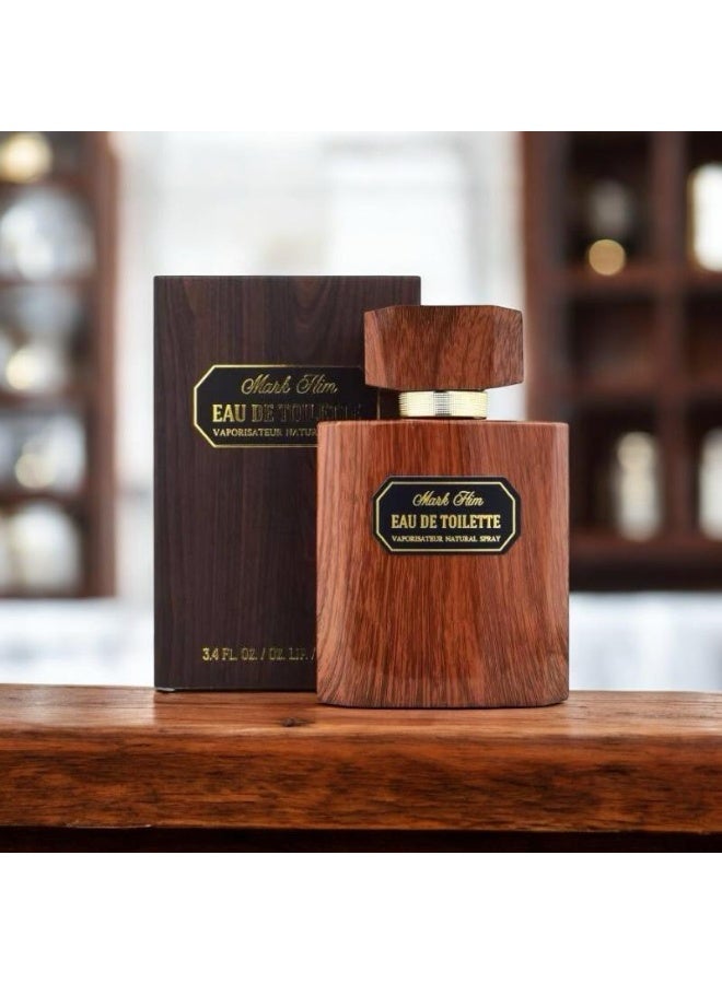 Mark Him Eau De Toilette for Men – 100 ml | Long-Lasting Woody & Masculine Fragrance