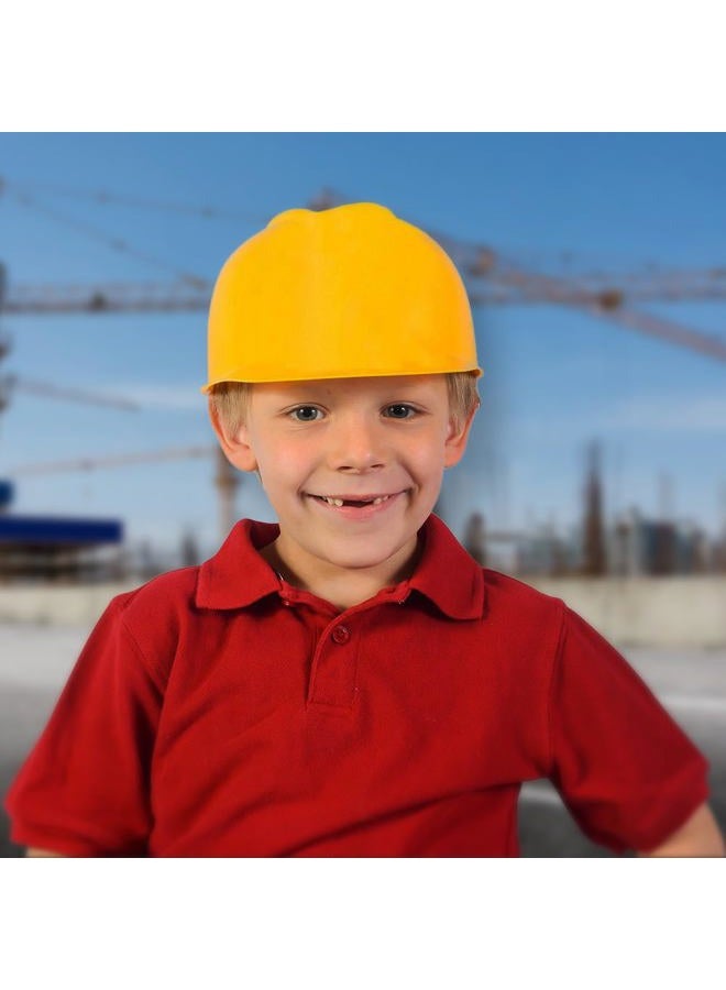 Funny Party Hats Child Construction Hats - Soft Plastic Construction Helmets by Funny Party Hats (24 Pack)  - Image 4